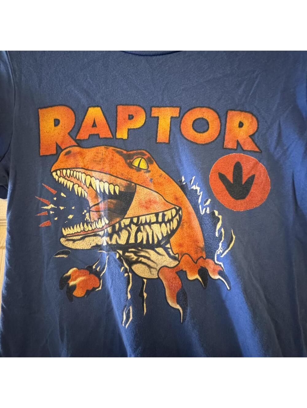 Blue Raptor Graphic Ghost World Movie Tee XL Y2K